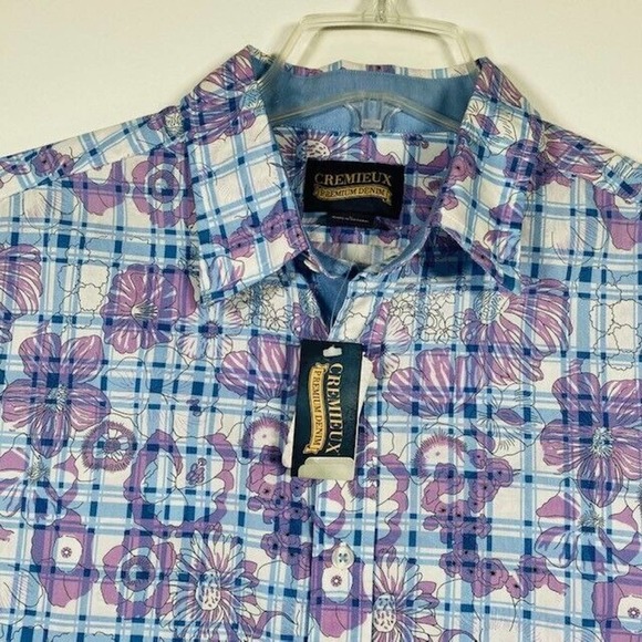 Daniel Cremieux Classics Floral Button Down Shirt Men's Size L - Picture 4 of 8